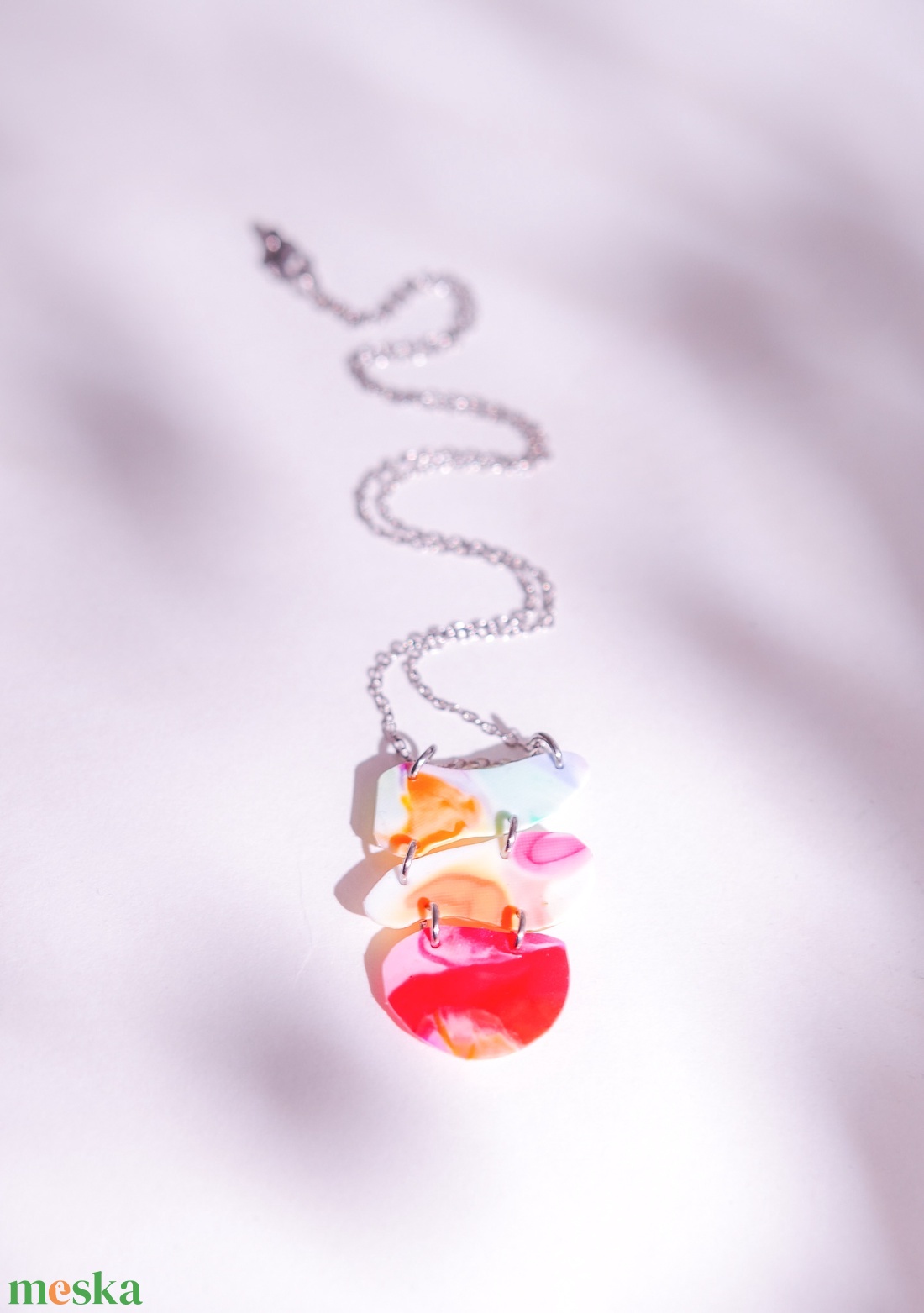 Fusion medálos nyaklánc - fenntartható ékszer - ékszer - nyaklánc - medálos nyaklánc - Meska.hu