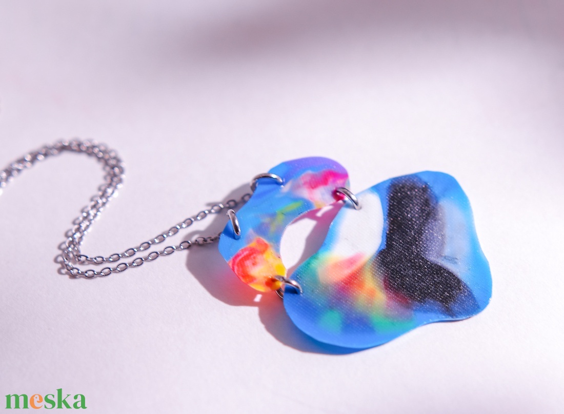 Fusion medálos nyaklánc - fenntartható ékszer - ékszer - nyaklánc - medálos nyaklánc - Meska.hu