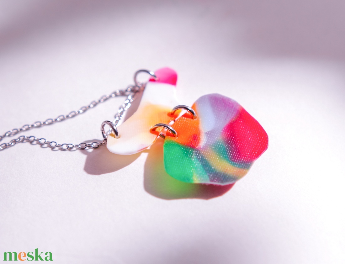 Fusion medálos nyaklánc - fenntartható ékszer - ékszer - nyaklánc - medálos nyaklánc - Meska.hu