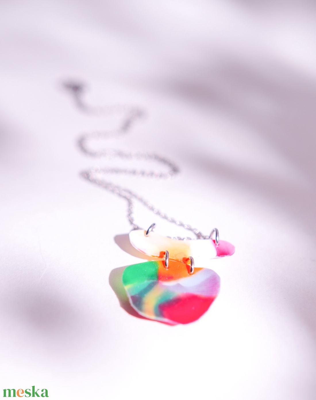 Fusion medálos nyaklánc - fenntartható ékszer - ékszer - nyaklánc - medálos nyaklánc - Meska.hu