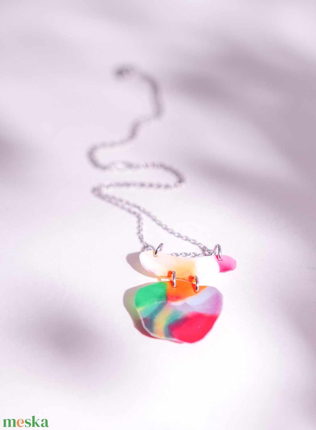 Fusion medálos nyaklánc - fenntartható ékszer - ékszer - nyaklánc - medálos nyaklánc - Meska.hu