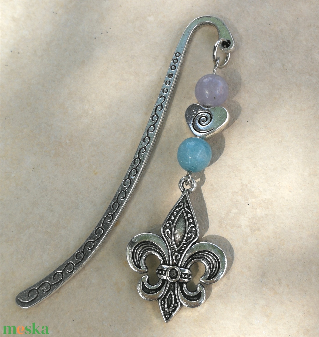 Fleur de Lis - francia liliom könyvjelző - könyv & zene - könyvjelző - Meska.hu