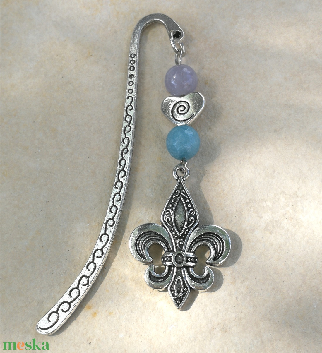 Fleur de Lis - francia liliom könyvjelző - könyv & zene - könyvjelző - Meska.hu