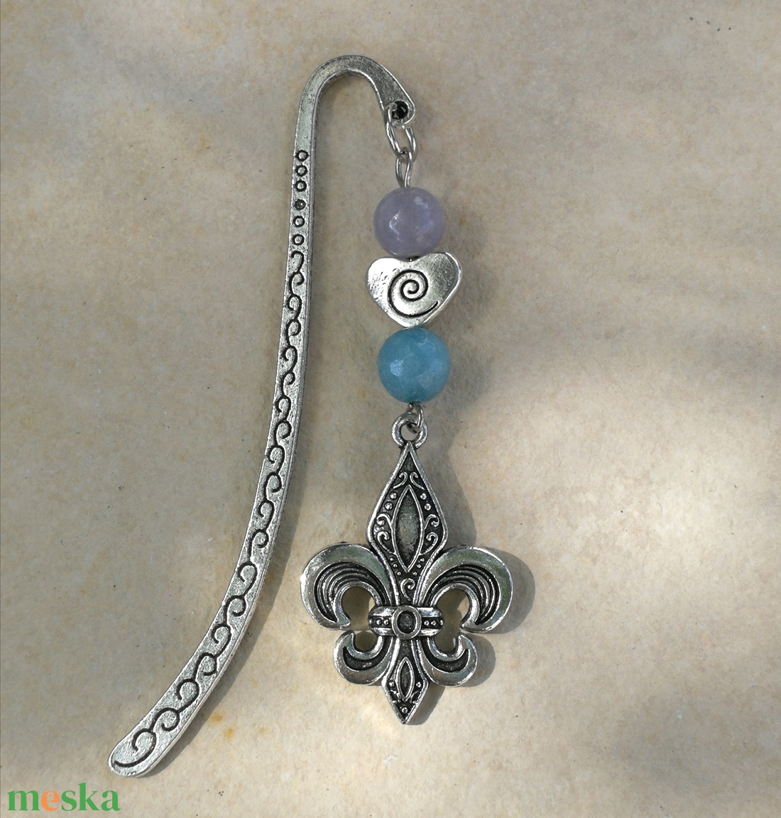 Fleur de Lis - francia liliom könyvjelző - könyv & zene - könyvjelző - Meska.hu