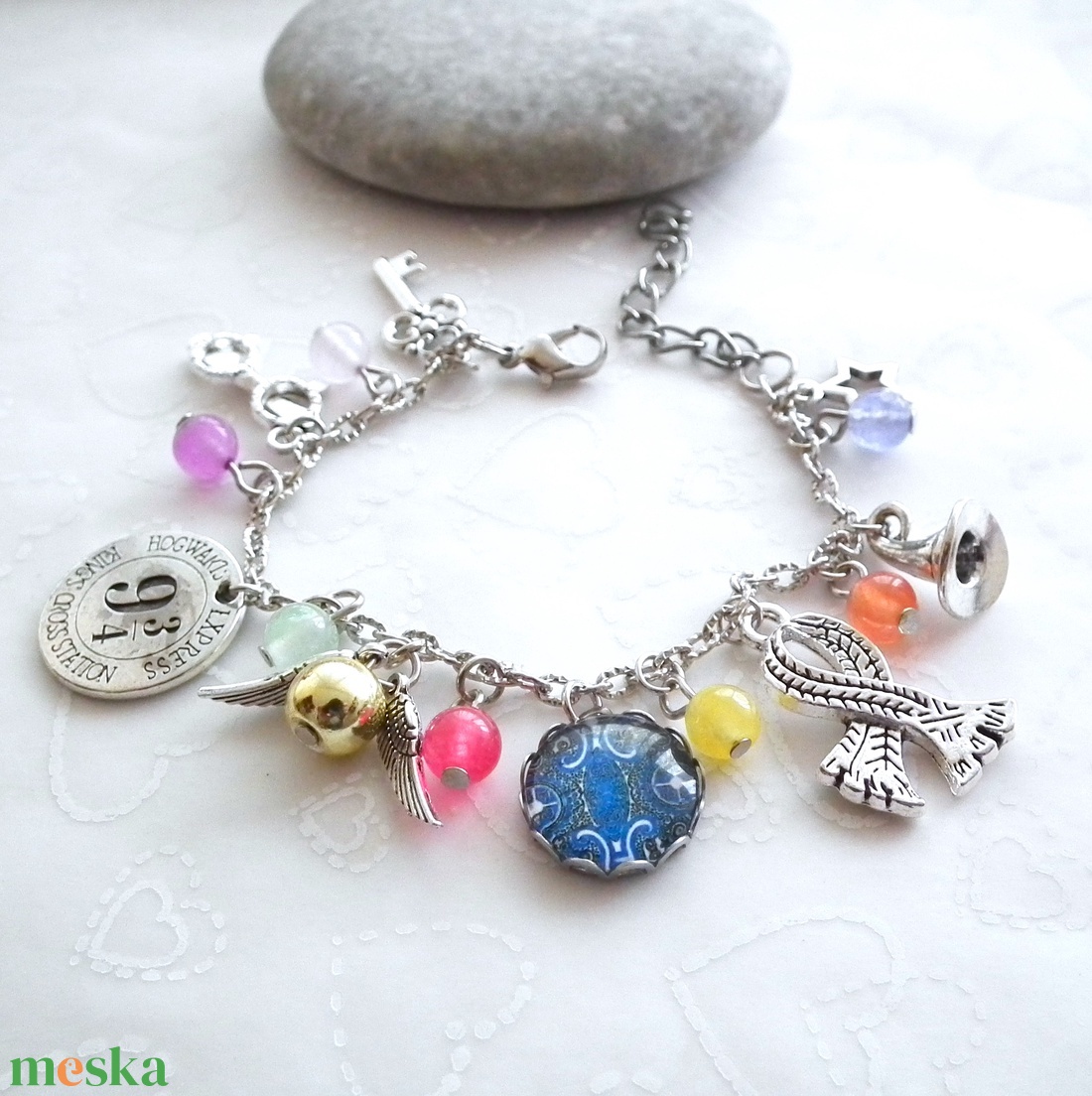 Harry Potter karkötő - ékszer - karkötő - charm karkötő - Meska.hu