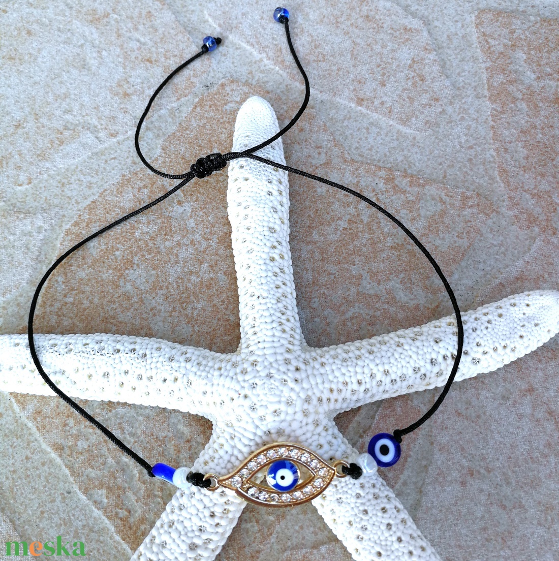 Evil eye bokalánc - ékszer - lábdísz és testékszer - bokalánc - Meska.hu Evil eye bokalánc - ékszer - lábdísz és testékszer - bokalánc - Meska.hu