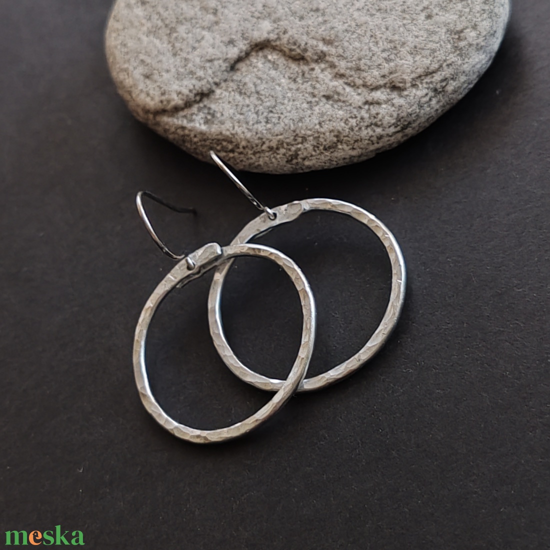 O.. alumínium fülbevaló  - ékszer - fülbevaló - lógó fülbevaló - Meska.hu