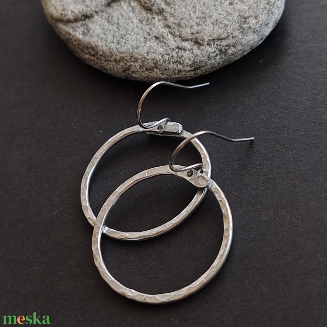 O.. alumínium fülbevaló  - ékszer - fülbevaló - lógó fülbevaló - Meska.hu