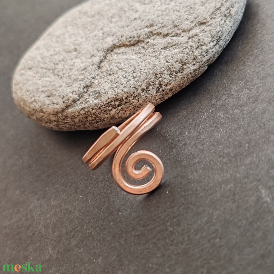 Rosegold alumínium gyűrű  - ékszer - gyűrű - fonódó gyűrű - Meska.hu