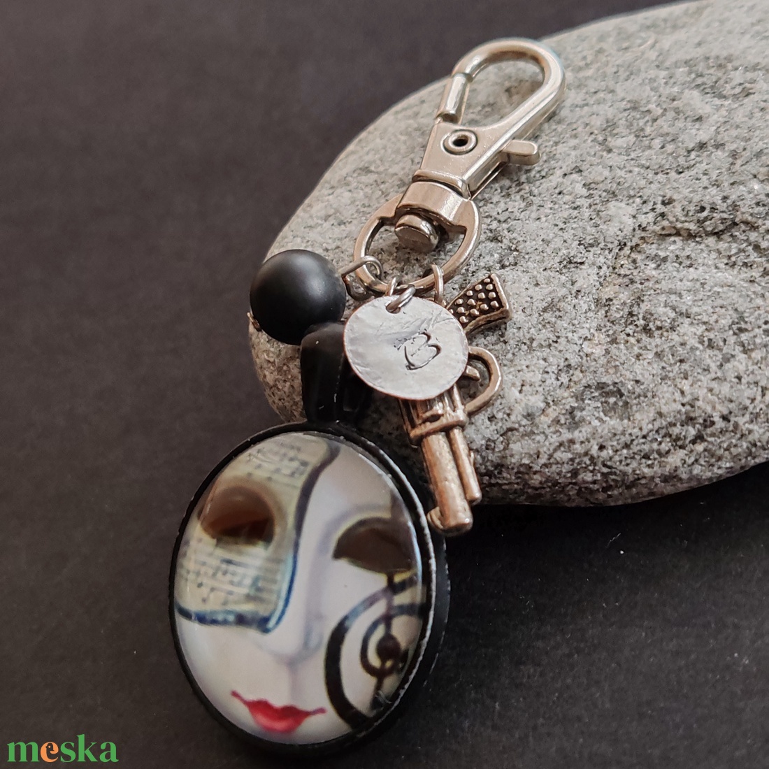 Az operaház fantomja... kulcstartó - táska & tok - kulcstartó & táskadísz - kulcstartó - Meska.hu