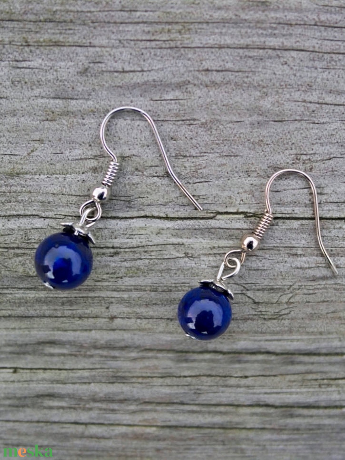 Simplicity - lapis lazuli fülbevaló - ékszer - fülbevaló - lógó fülbevaló - Meska.hu Simplicity - lapis lazuli fülbevaló - ékszer - fülbevaló - lógó fülbevaló - Meska.hu
