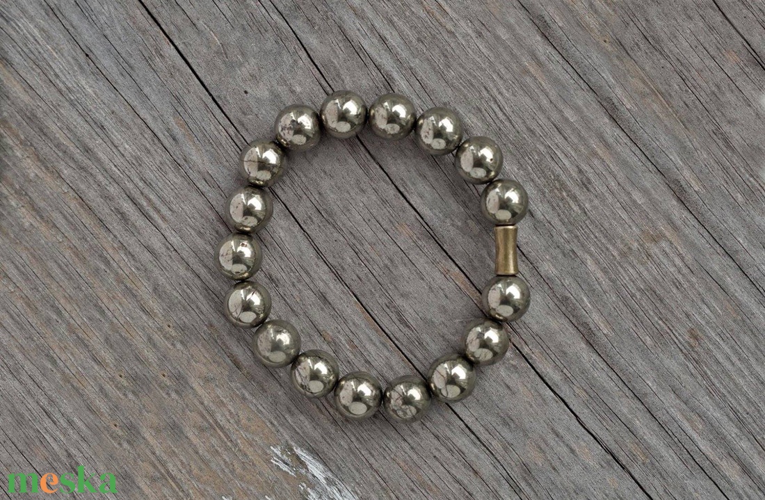 Warrior - pirit karkötő férfiaknak 10 mm - ékszer - karkötő - gyöngyös karkötő - Meska.hu Warrior - pirit karkötő férfiaknak 10 mm - ékszer - karkötő - gyöngyös karkötő - Meska.hu