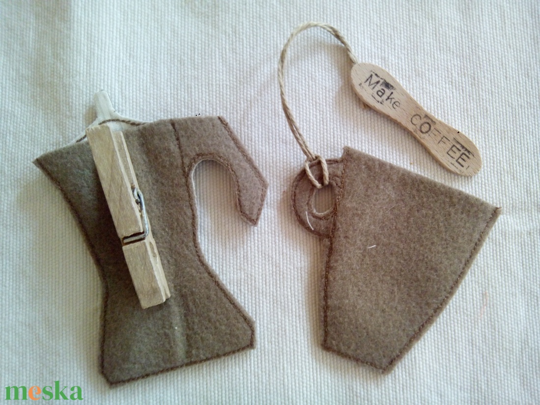 Békekávés könyvjelző és receptjelölő (capuccino) - otthon & életmód - papír, írószer - Meska.hu