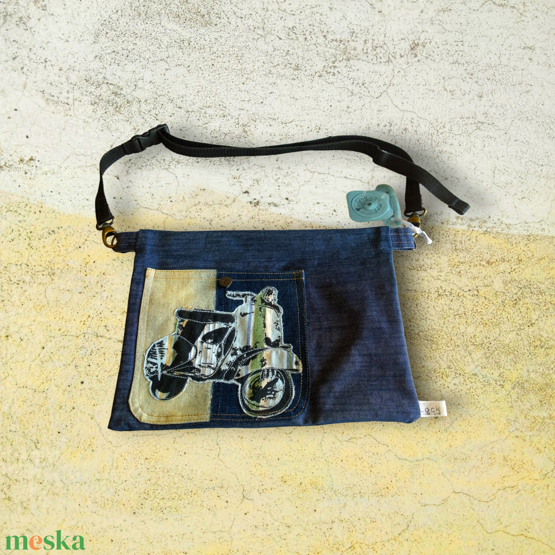 Vespa farmer övtáska - Bag-a-tel kollekció - táska & tok - övtáska - Meska.hu
