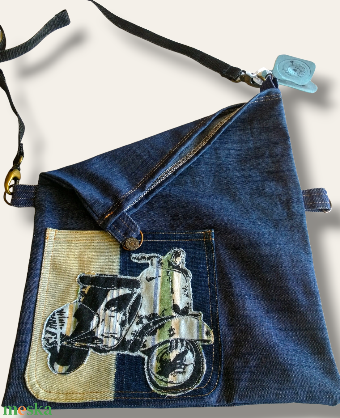 Vespa farmer övtáska - Bag-a-tel kollekció - táska & tok - övtáska - Meska.hu