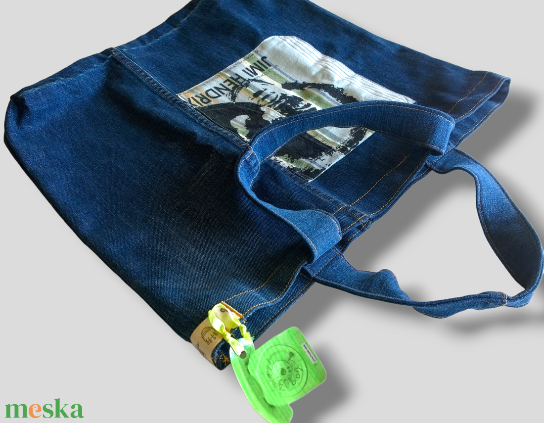 Jimi Hendrix farmerszatyor - Bag-a-tel kollekció - táska & tok - bevásárlás & shopper táska - shopper, textiltáska, szatyor - Meska.hu Jimi Hendrix farmerszatyor - Bag-a-tel kollekció - táska & tok - bevásárlás & shopper táska - shopper, textiltáska, szatyor - Meska.hu