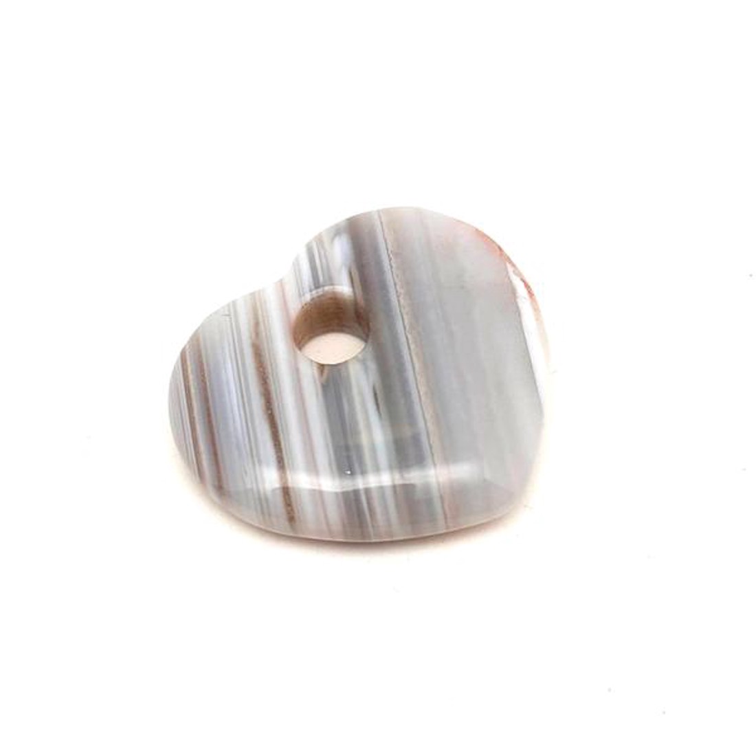 Achát szürke fánk szív 30x30mm - ékszer - nyaklánc - medál - Meska.hu Achát szürke fánk szív 30x30mm - ékszer - nyaklánc - medál - Meska.hu