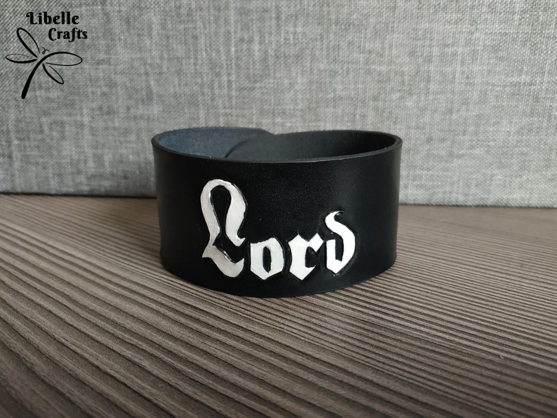 Lord feliratú karpánt - ékszer - karkötő - széles karkötő - Meska.hu