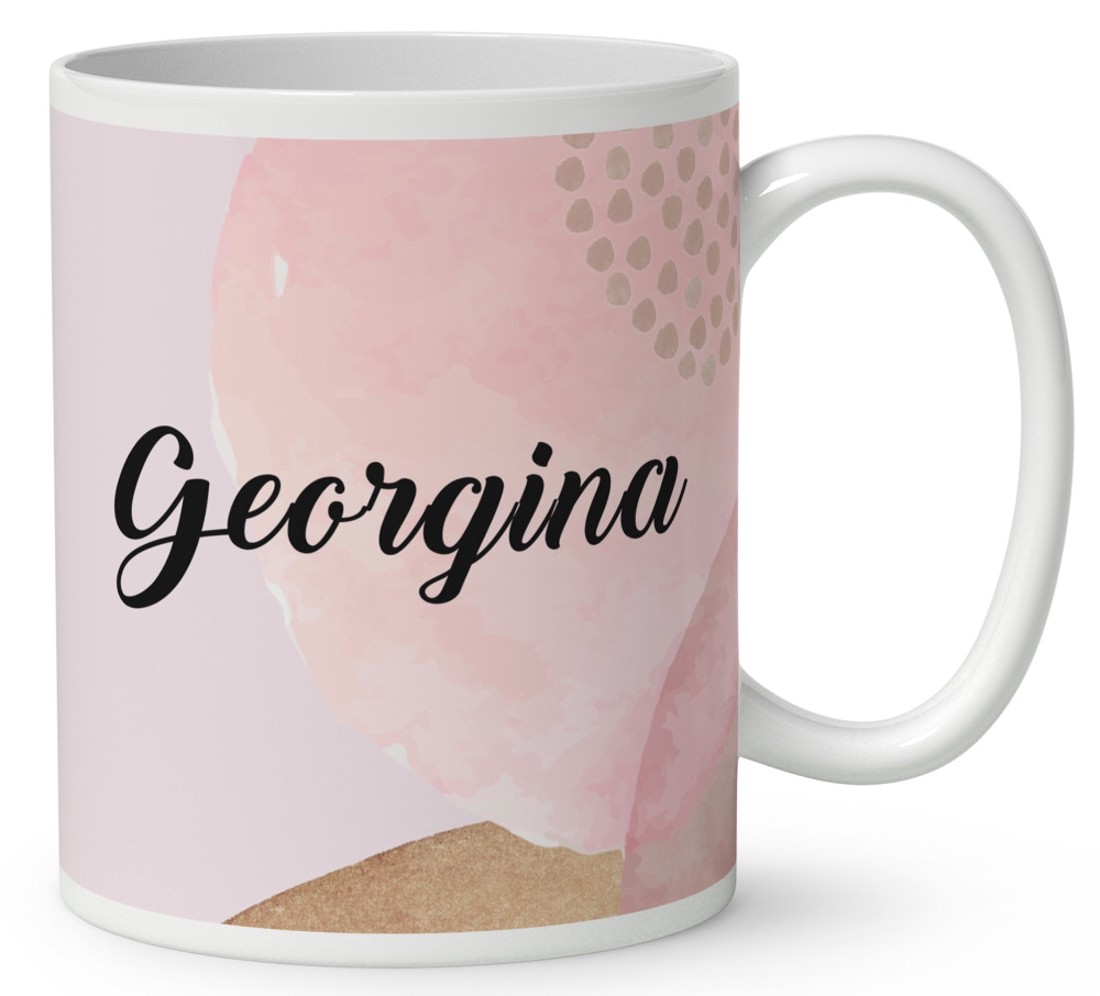 Kérd a Neveddel - Hógolyó cuki cica mintás bögre - otthon & életmód - konyhafelszerelés, tálalás - tálalás - bögre & csésze - Meska.hu