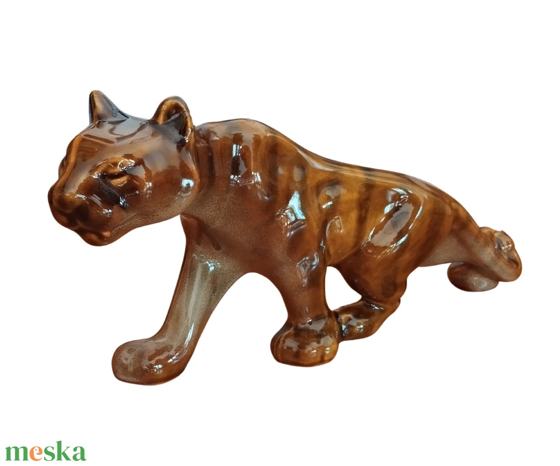 Vintage kerámia tigris, csodás retro tigris fényes kerámiából, vintage dekoráció, vintage kerámiadísz, vintage szobor - művészet - szobor - kerámia - Meska.hu Vintage kerámia tigris, csodás retro tigris fényes kerámiából, vintage dekoráció, vintage kerámiadísz, vintage szobor - művészet - szobor - kerámia - Meska.hu