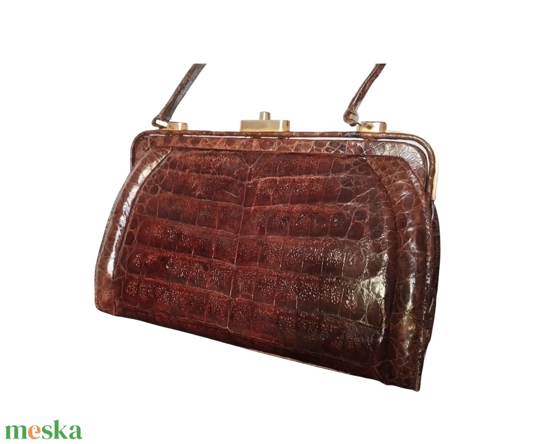 Vintage táska, aligátorbőr válltáska, Argentin vintage aligátorbőr táska - táska & tok - kézitáska & válltáska - válltáska - Meska.hu Vintage táska, aligátorbőr válltáska, Argentin vintage aligátorbőr táska - táska & tok - kézitáska & válltáska - válltáska - Meska.hu