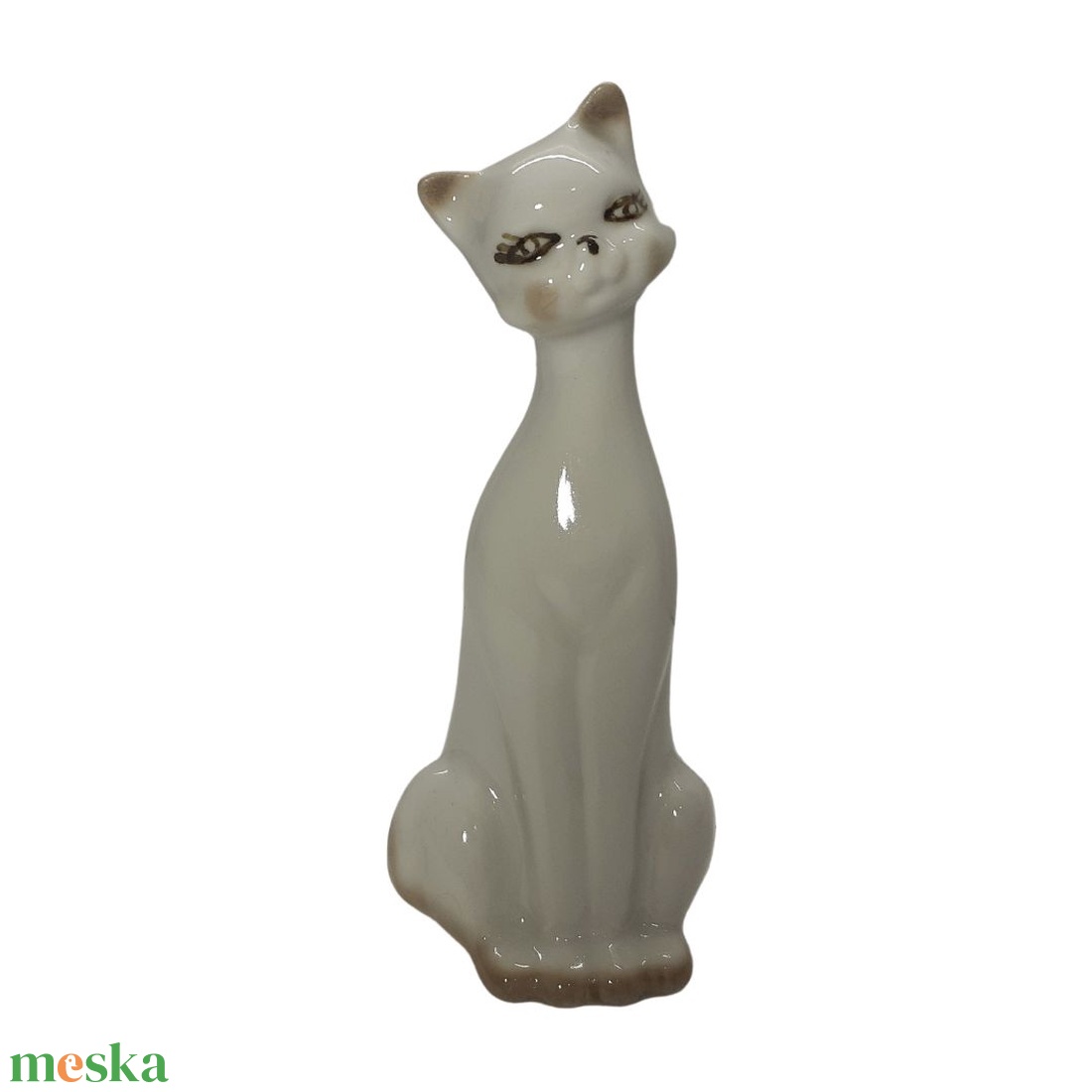 Vintage porcelán, cuki cica kerámia szobor - művészet - szobor - kerámia - Meska.hu Vintage porcelán, cuki cica kerámia szobor - művészet - szobor - kerámia - Meska.hu
