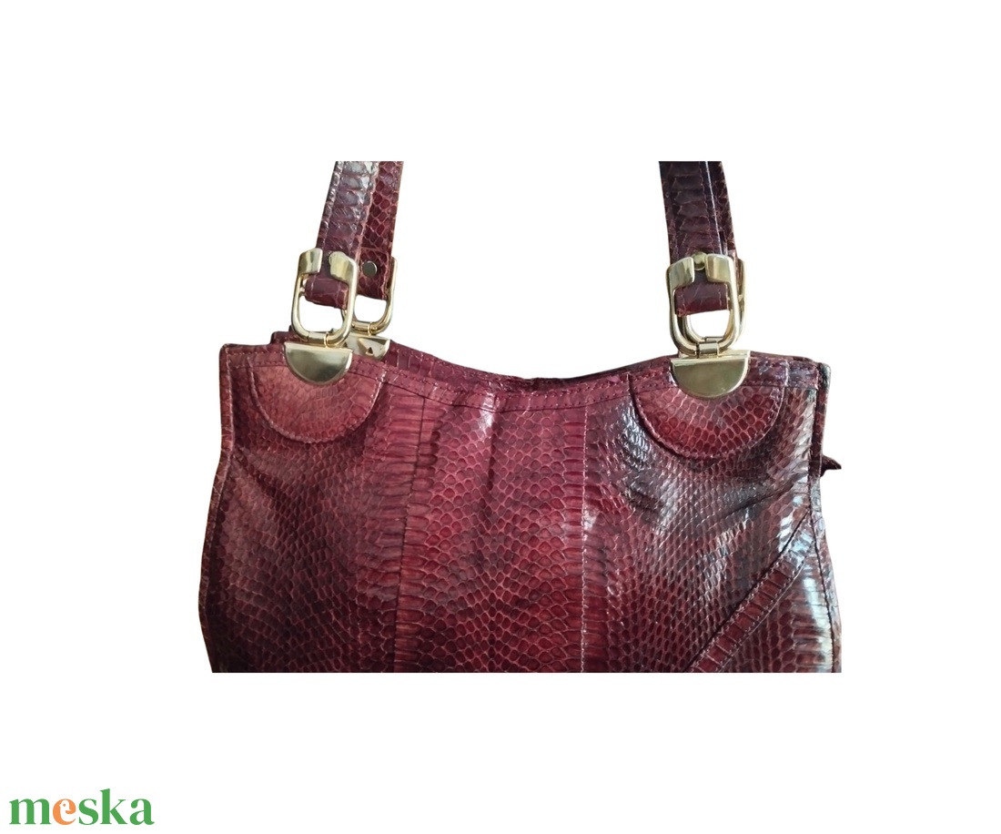Vintage valódi kígyóbőr női válltáska, bordó színű kígyóbőr női táska, vintage valódi kígyóbőr táska, elegáns nőitáska - táska & tok - kézitáska & válltáska - kézitáska - Meska.hu Vintage valódi kígyóbőr női válltáska, bordó színű kígyóbőr női táska, vintage valódi kígyóbőr táska, elegáns nőitáska - táska & tok - kézitáska & válltáska - kézitáska - Meska.hu