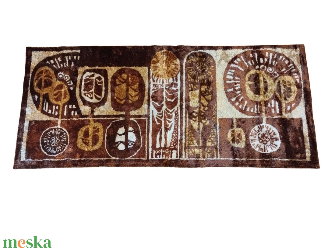 Mid Century mokett faliszőnyeg, Vintage barna falvédő, Retro modern minimalista fali szőnyeg, Gyűjtői retro falvédő - otthon & életmód - dekoráció - fali és függő dekoráció - falra akasztható dekor - Meska.hu Mid Century mokett faliszőnyeg, Vintage barna falvédő, Retro modern minimalista fali szőnyeg, Gyűjtői retro falvédő - otthon & életmód - dekoráció - fali és függő dekoráció - falra akasztható dekor - Meska.hu