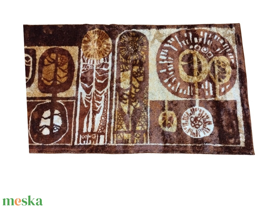 Mid Century mokett faliszőnyeg, Vintage barna falvédő, Retro modern minimalista fali szőnyeg, Gyűjtői retro falvédő - otthon & életmód - dekoráció - fali és függő dekoráció - falra akasztható dekor - Meska.hu Mid Century mokett faliszőnyeg, Vintage barna falvédő, Retro modern minimalista fali szőnyeg, Gyűjtői retro falvédő - otthon & életmód - dekoráció - fali és függő dekoráció - falra akasztható dekor - Meska.hu