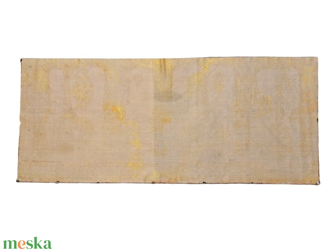 Mid Century mokett faliszőnyeg, Vintage piros falvédő, Retro modern minimalista fali szőnyeg, Gyűjtői retro falvédő - otthon & életmód - dekoráció - fali és függő dekoráció - falra akasztható dekor - Meska.hu