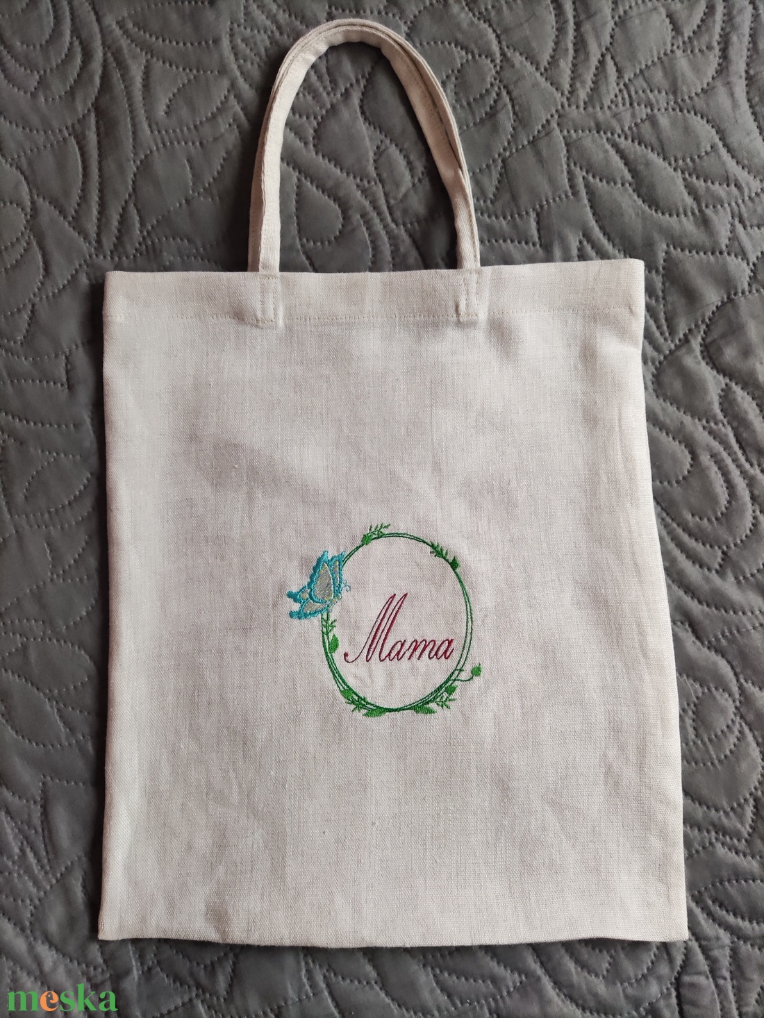 Anyák napi- vászon táska-Mama türkiz - táska & tok - bevásárlás & shopper táska - shopper, textiltáska, szatyor - Meska.hu Anyák napi- vászon táska-Mama türkiz - táska & tok - bevásárlás & shopper táska - shopper, textiltáska, szatyor - Meska.hu