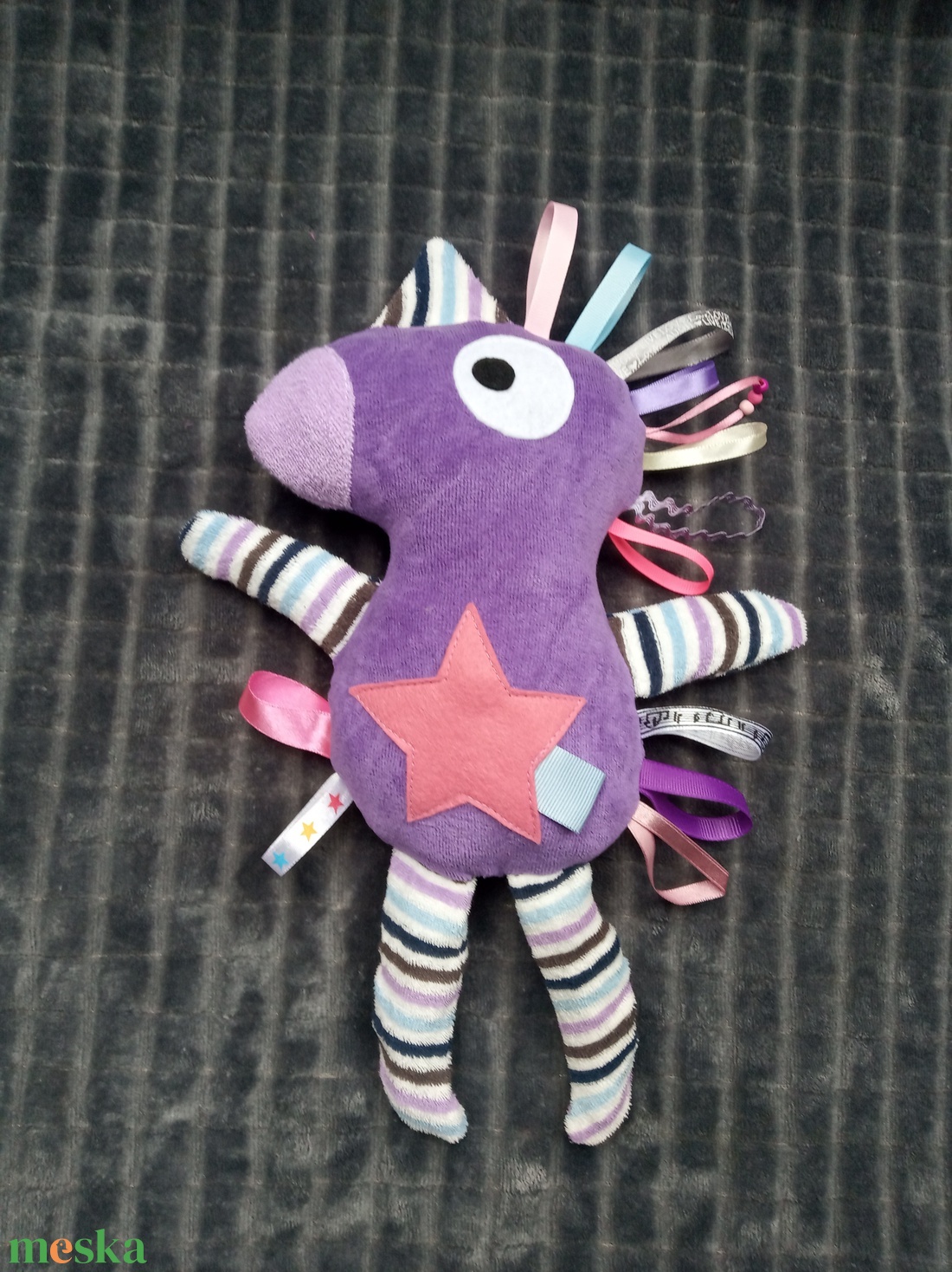 Játszó pajti, lila-csillagos - játék & sport - Meska.hu