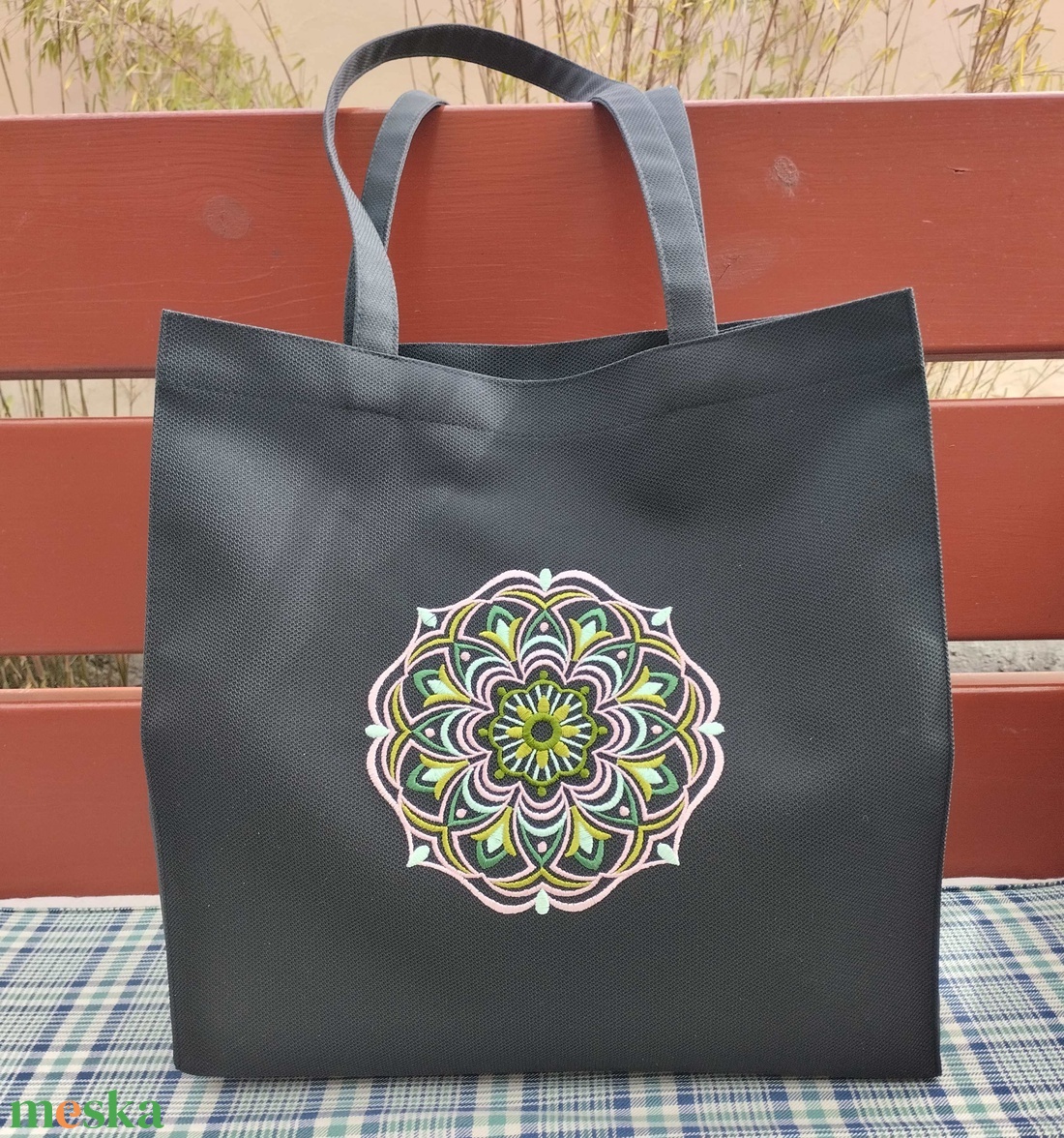 Nagyméretű bevásárló táska - táska & tok - bevásárlás & shopper táska - shopper, textiltáska, szatyor - Meska.hu