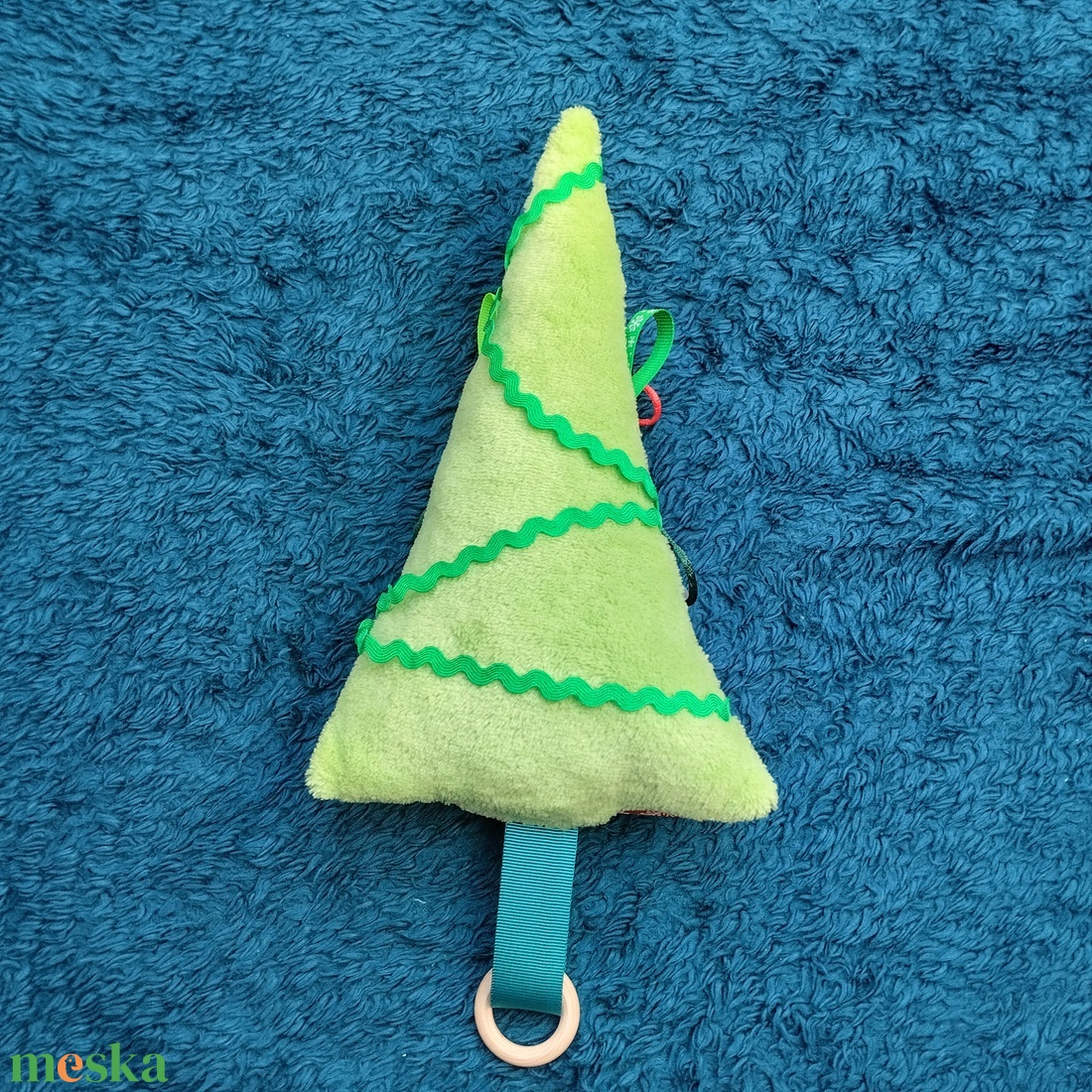 Karácsonyfa babáknak-farkasfoggal - játék & sport - 3 éves kor alattiaknak - alvóka & rongyi - Meska.hu