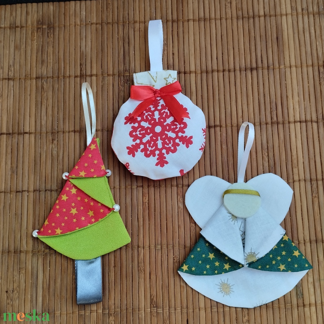 Karácsonyfa díszek, 3 db-os csomagok - karácsony - karácsonyi lakásdekoráció - karácsonyfadíszek - Meska.hu Karácsonyfa díszek, 3 db-os csomagok - karácsony - karácsonyi lakásdekoráció - karácsonyfadíszek - Meska.hu