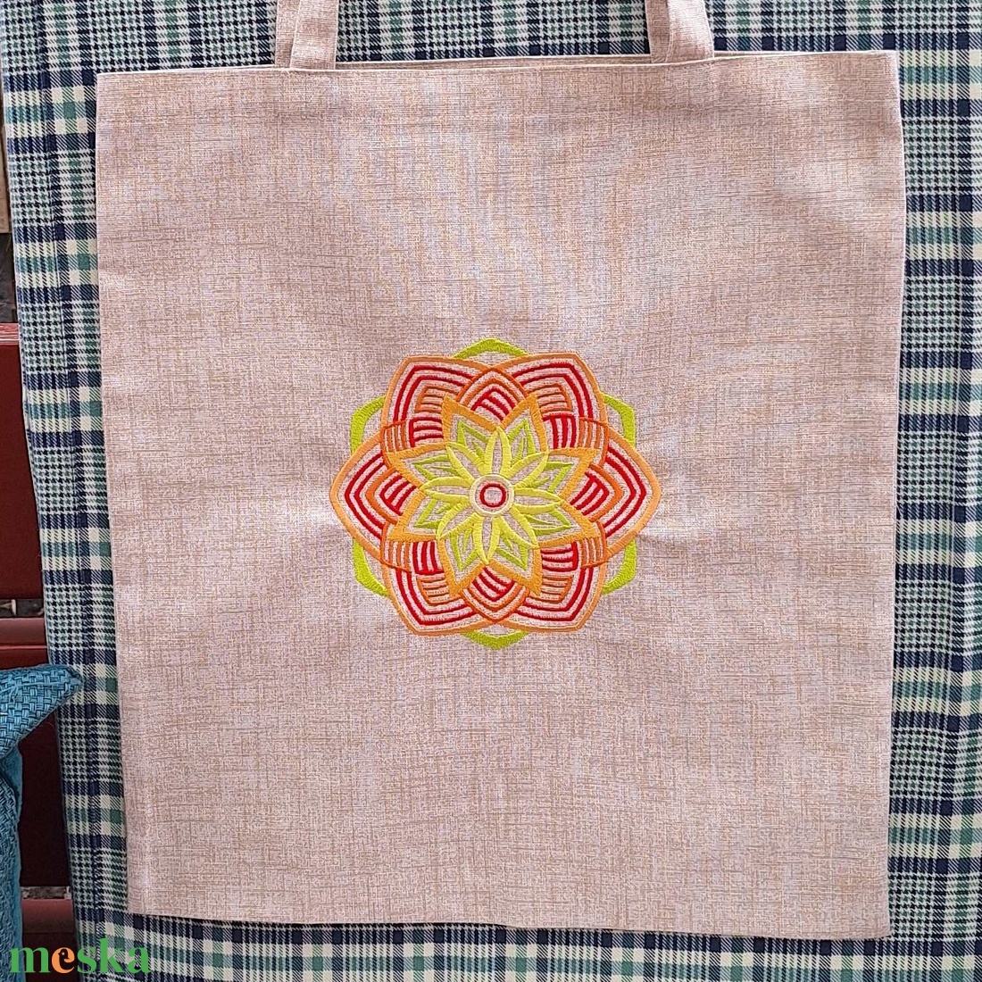 Vászon táska- Mandala - táska & tok - bevásárlás & shopper táska - shopper, textiltáska, szatyor - Meska.hu Vászon táska- Mandala - táska & tok - bevásárlás & shopper táska - shopper, textiltáska, szatyor - Meska.hu