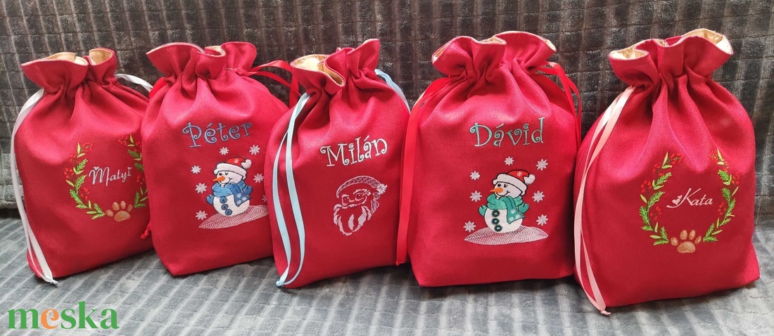 Mikulás zsák -  - karácsony - mikulás - mikulás zsák - Meska.hu