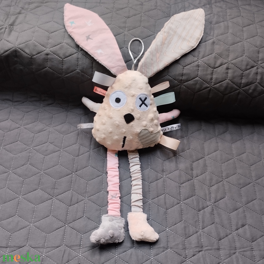 Játszó pajti, barack színű - játék & sport - 3 éves kor alattiaknak - alvóka & rongyi - Meska.hu