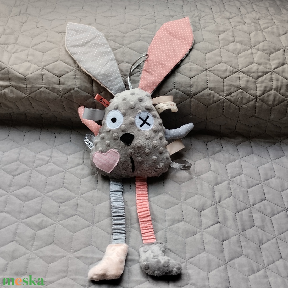 Játszó pajti, szürke színű - játék & sport - 3 éves kor alattiaknak - alvóka & rongyi - Meska.hu