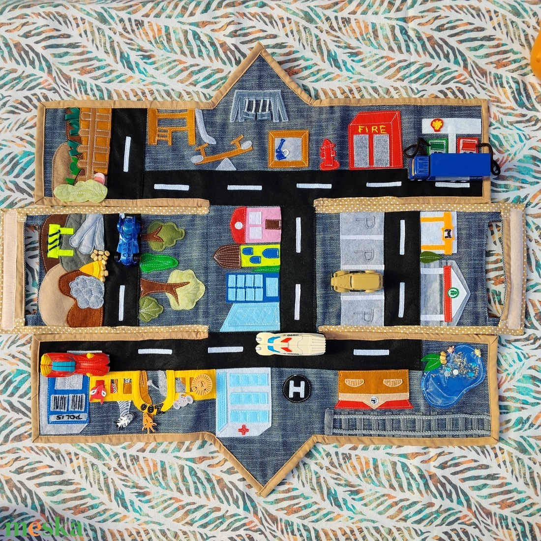 Játszó szőnyeg, házikó - játék & sport - játszósátor & ház - Meska.hu