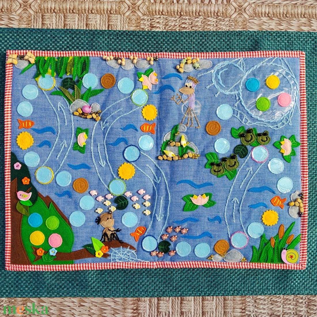 Akadályverseny társasjáték, 3-6 éveseknek - játék & sport - táblajáték és kártyajáték - társasjátékok - dobókocka - Meska.hu