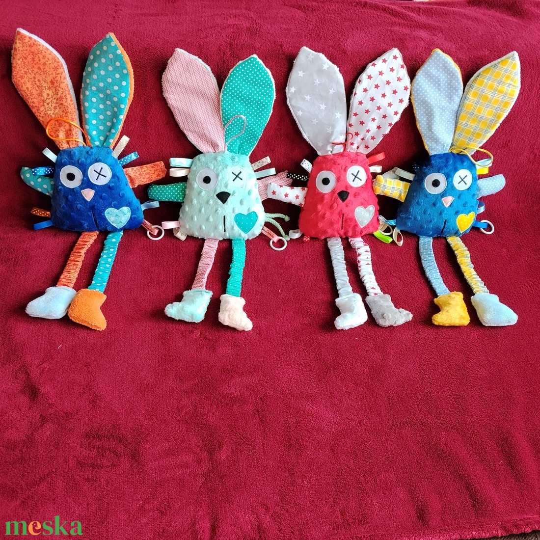 Játszó pajti, piros - baba - mama - baba játékok - szundikendő, alvóka - Meska.hu