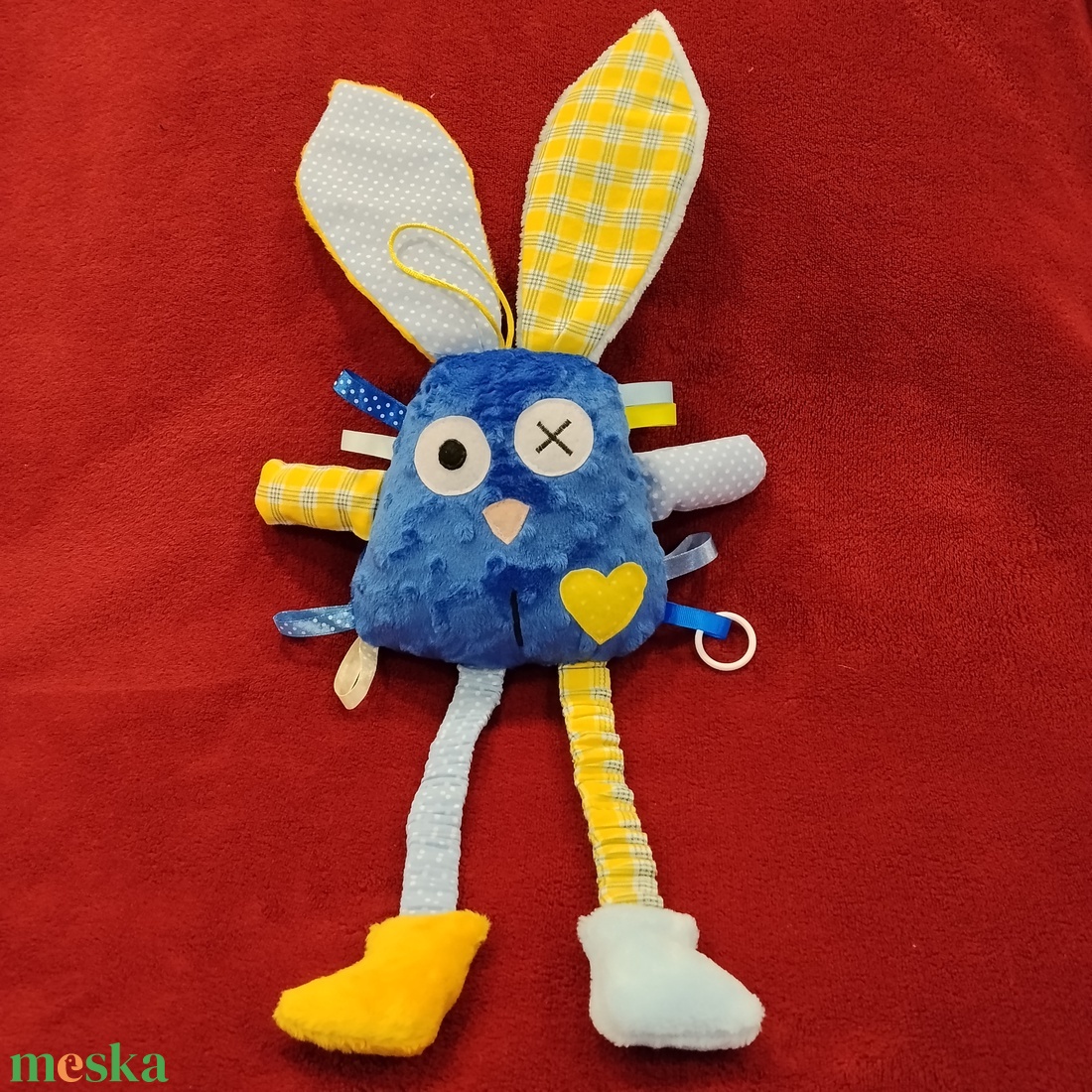 Játszó pajti, kék-sárga - baba - mama - baba játékok - szundikendő, alvóka - Meska.hu