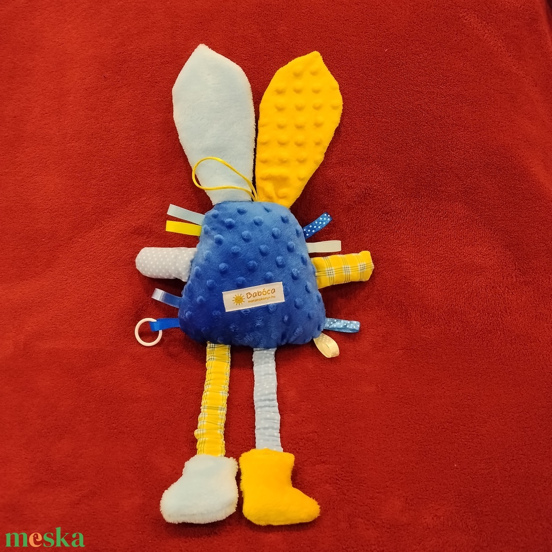 Játszó pajti, kék-sárga - baba - mama - baba játékok - szundikendő, alvóka - Meska.hu