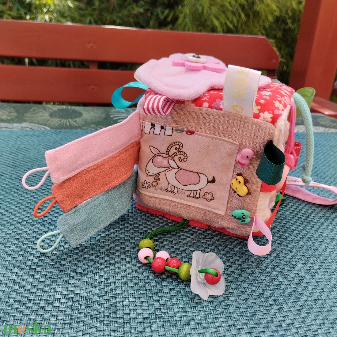 Baba kocka, cicás - baba - mama - baba játékok - babakocka - Meska.hu