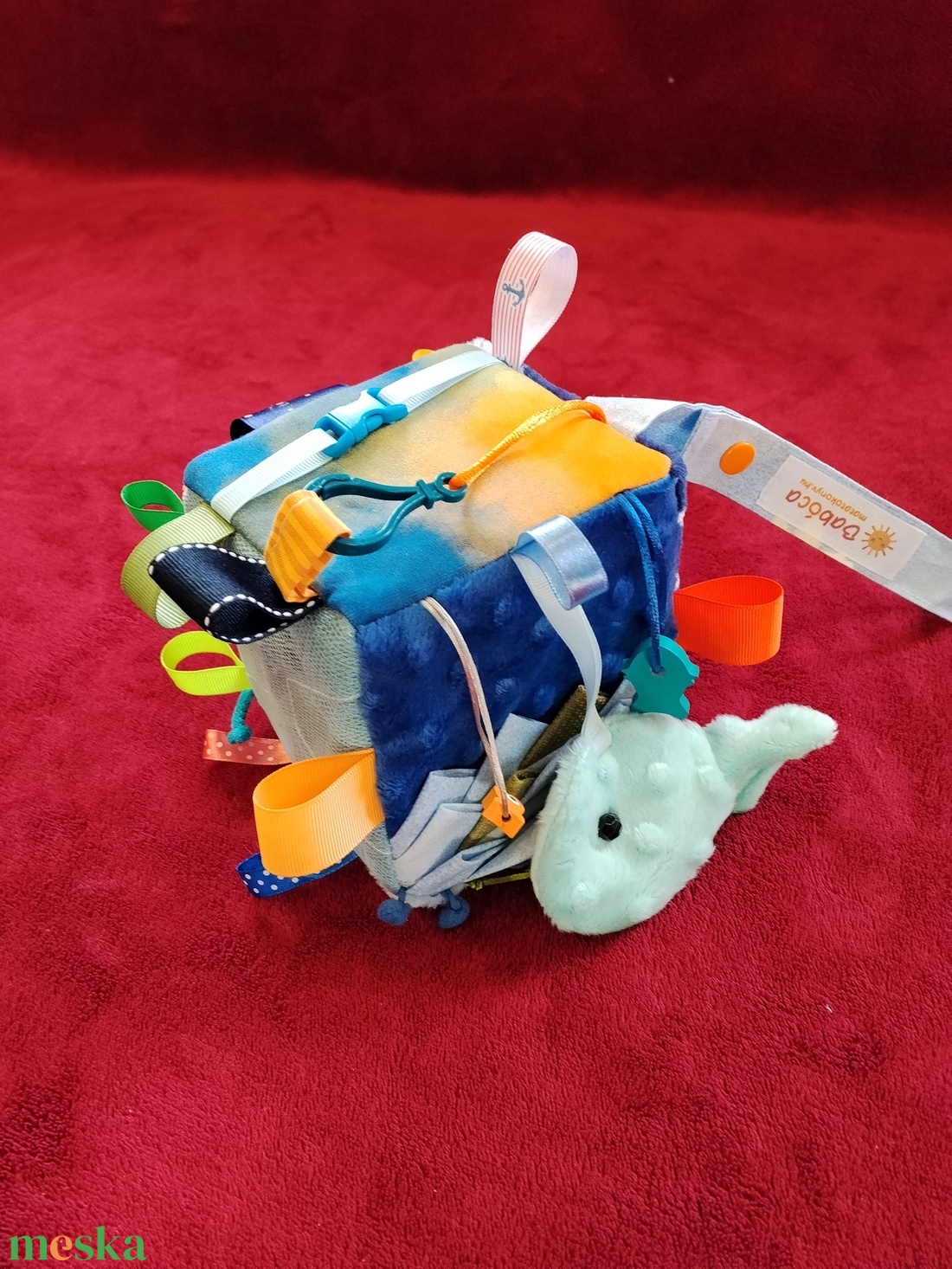 Baba kocka, halacskás - baba - mama - baba játékok - babakocka - Meska.hu