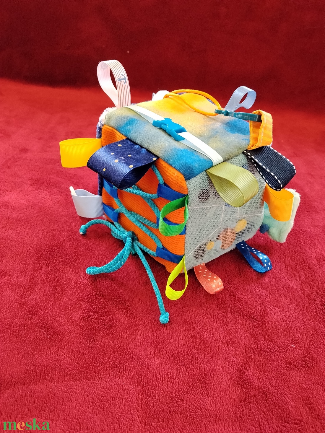 Baba kocka, halacskás - baba - mama - baba játékok - babakocka - Meska.hu