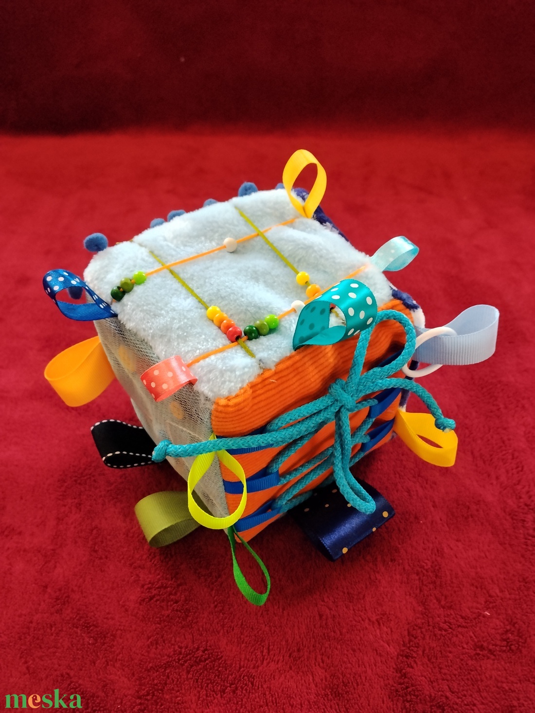 Baba kocka, halacskás - baba - mama - baba játékok - babakocka - Meska.hu