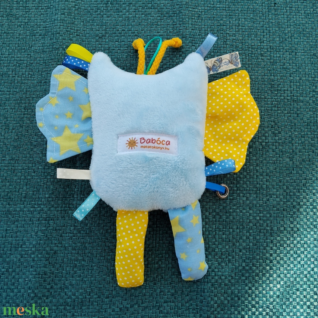 Játszó pajti, bagoly-csillagos - baba - mama - baba játékok - szundikendő, alvóka - Meska.hu