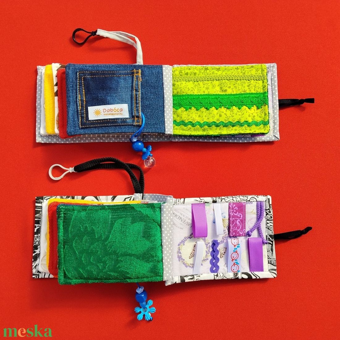 Szenzoros lapozgató, demencia, alzheimer - baba - mama - baba játékok - mozgásfejlesztő játékok - Meska.hu